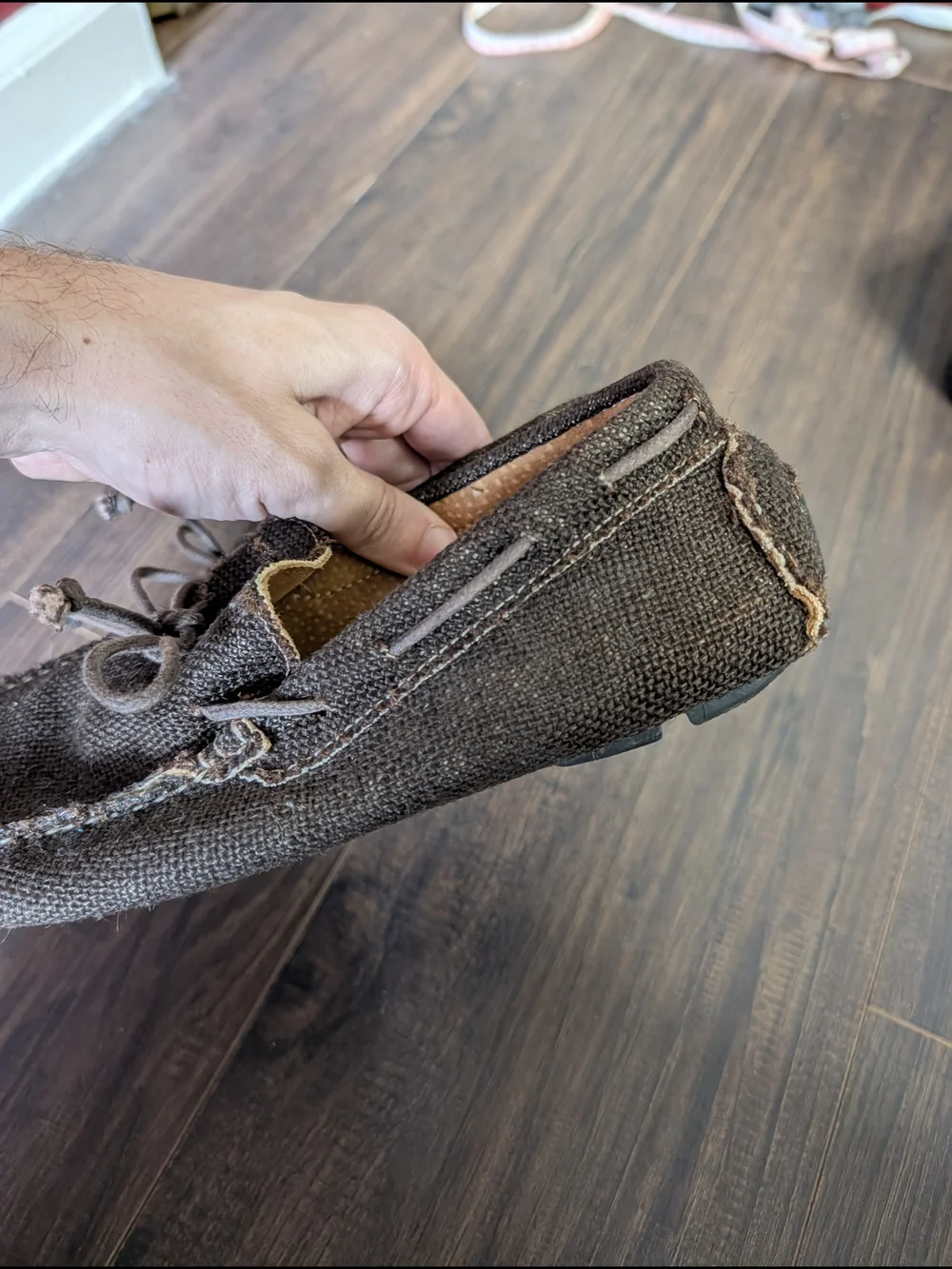 McKanty Made In Italy Woven Straw/Hemp Moc Toe Boat Shoes Loafers IT 40